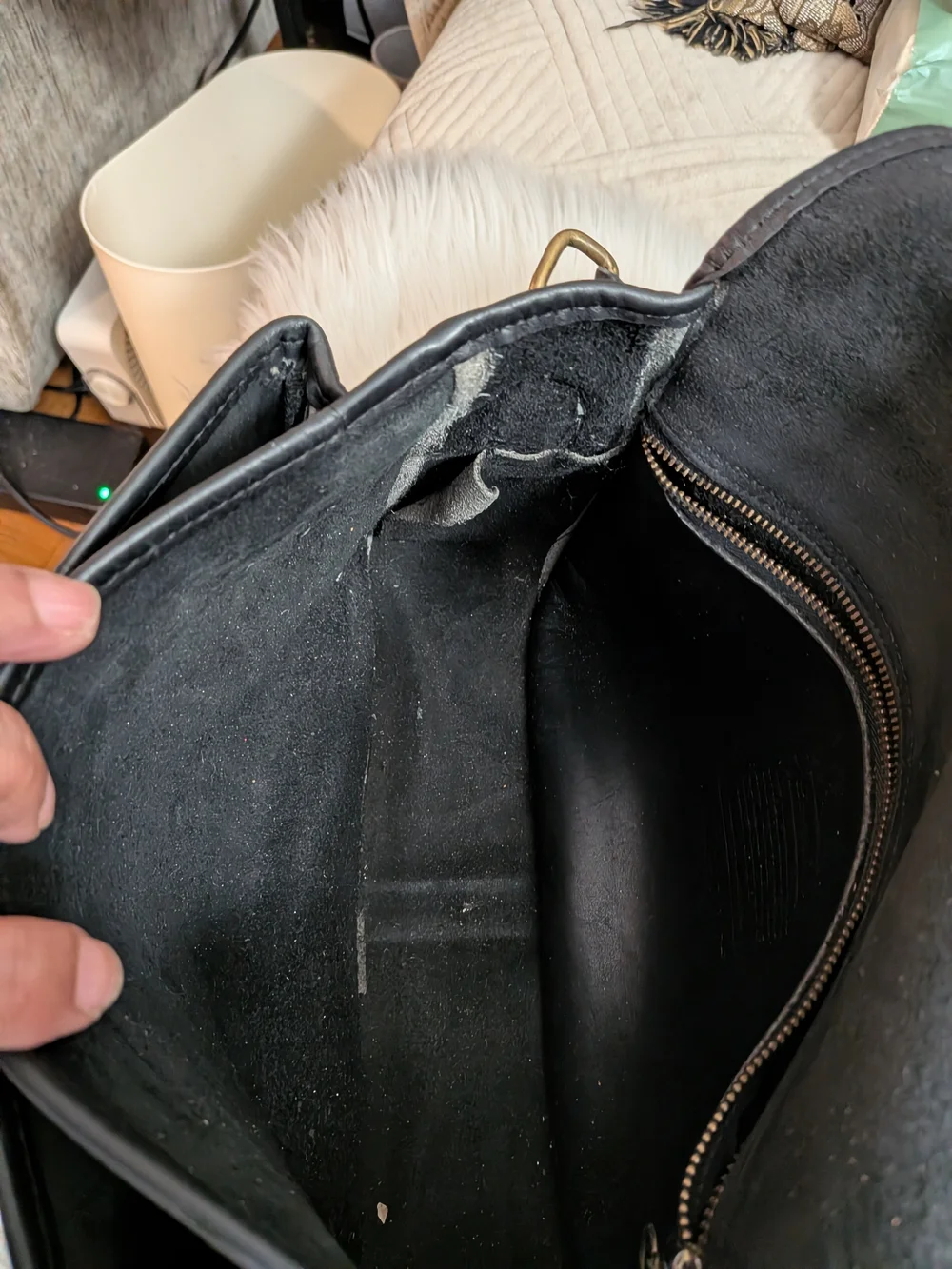 Rare Vintage Coach Small Shoulder Bag #9530 Black Glove-Tanned Leather - Made US